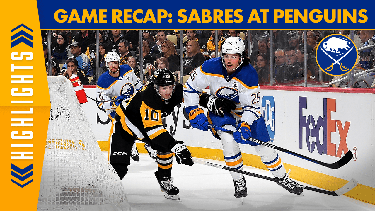 Game Recap: Sabres At Penguins | Buffalo Sabres