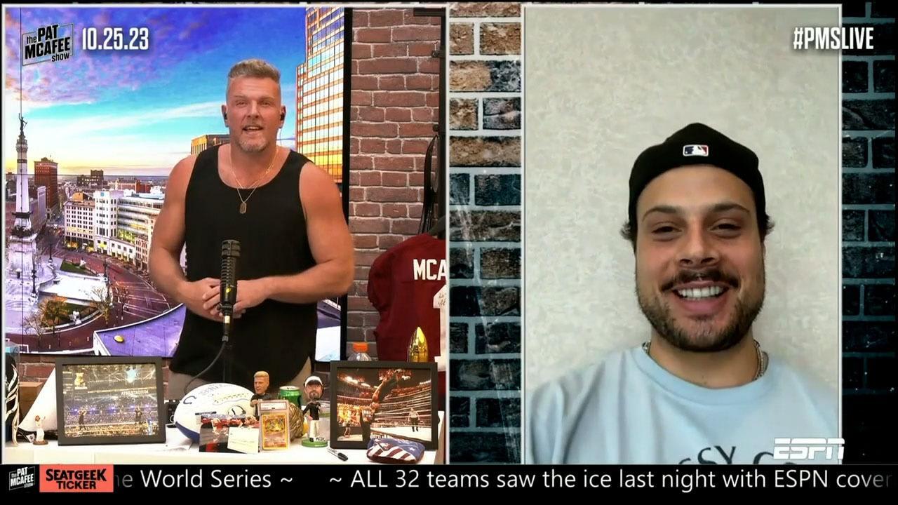 Matthews talks popularity of NHL, its players in U.S. on 'The Pat McAfee  Show