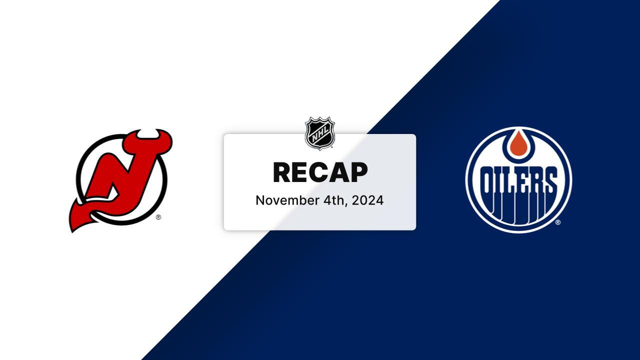 Devils 3, Oilers 0 | HIGHLIGHTS | New Jersey Devils