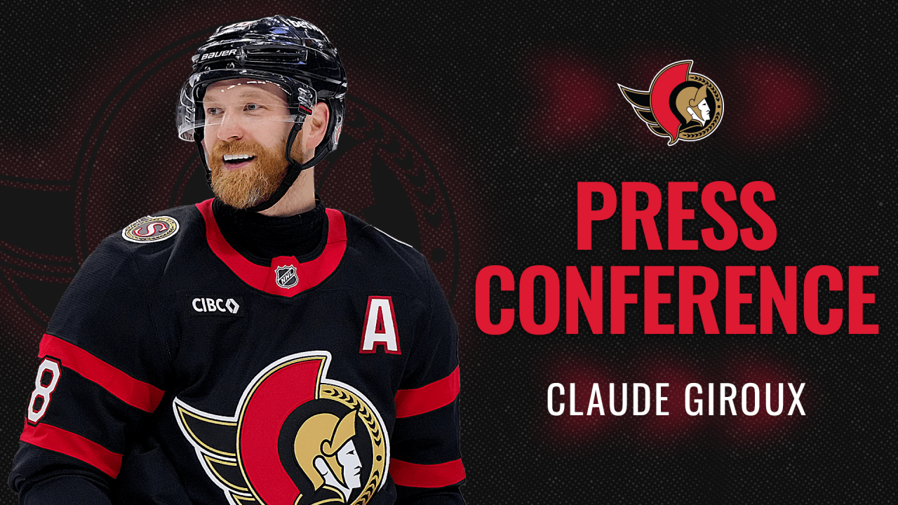 Claude Giroux Press Conference | Ottawa Senators