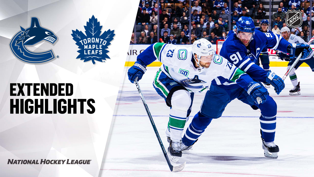 VAN TOR Vancouver Canucks