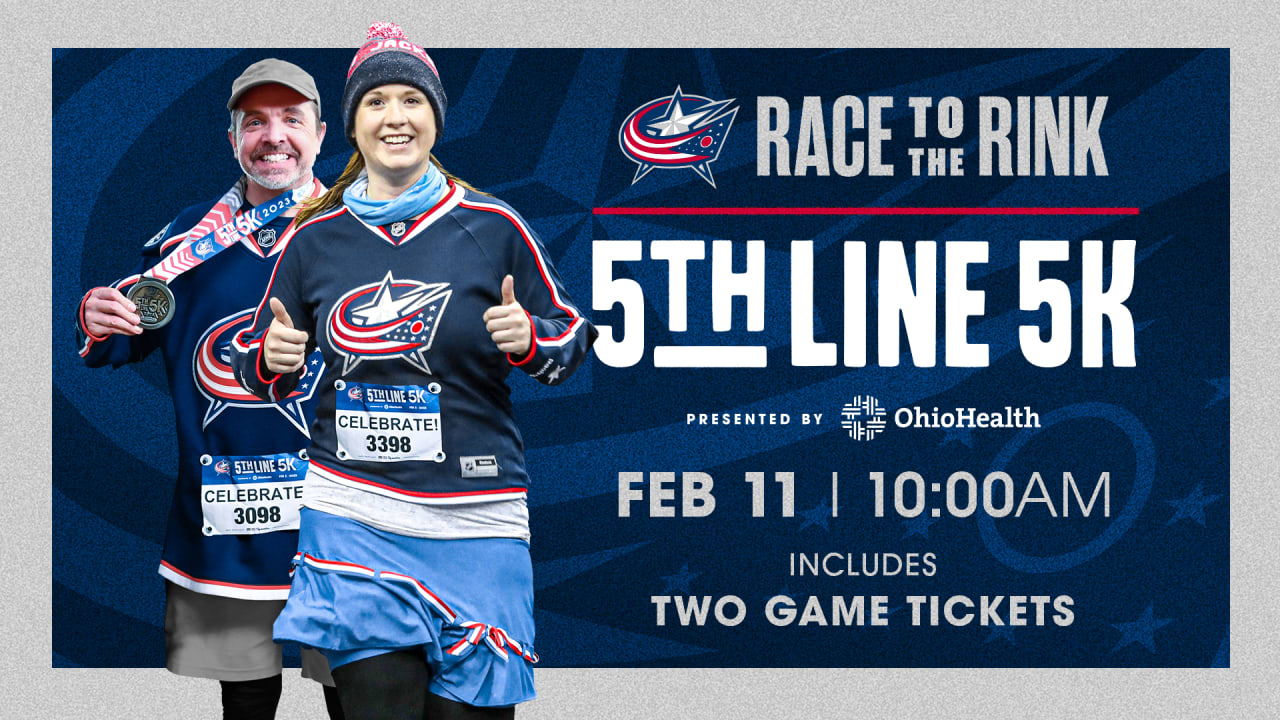 Blue Jackets 5th Line 5K race set for Feb. 11, 2024 Columbus Blue Jackets