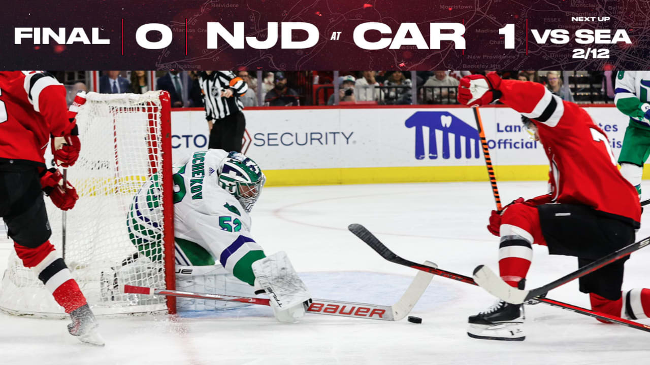 Devils Excellent Effort Goes Unrewarded, Lose to Canes in OT GAME