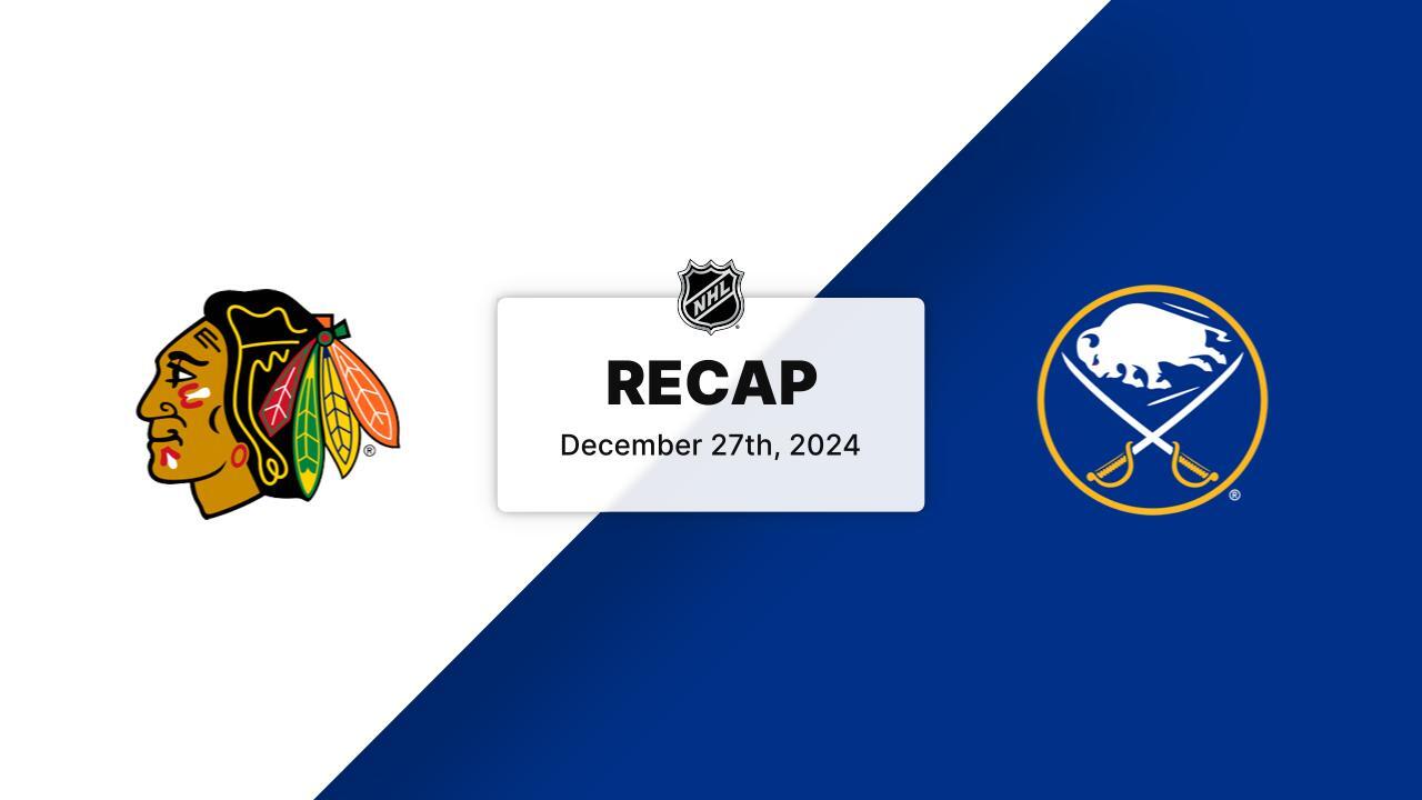 Game Recap: BUF vs. CHI | Buffalo Sabres