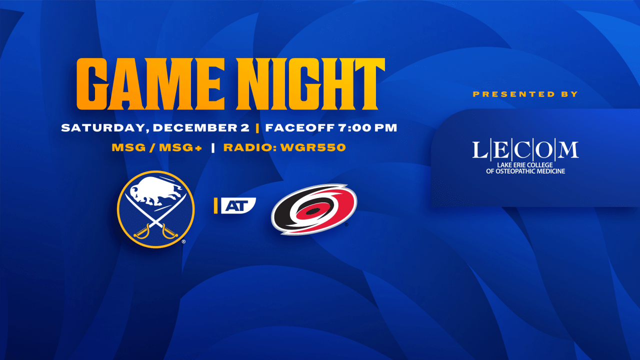 Game Night | Sabres At Hurricanes | Buffalo Sabres