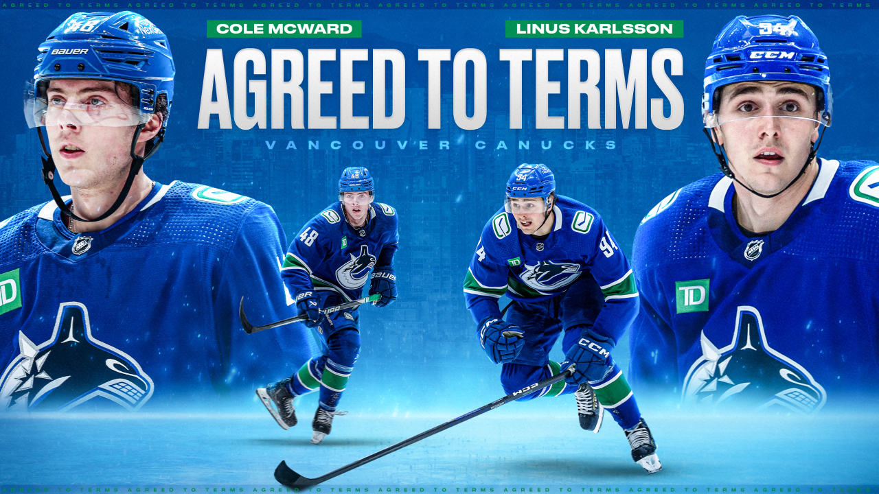 Canucks Agree to Terms with Karlsson & McWard on One-Year, Two-Way Contracts | Vancouver Canucks