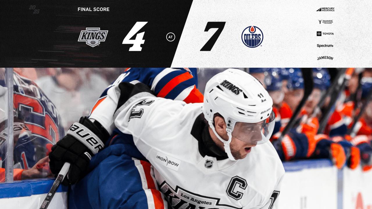 4/25 Game 3 Final - Kings 4, Oilers 7 | Los Angeles Kings