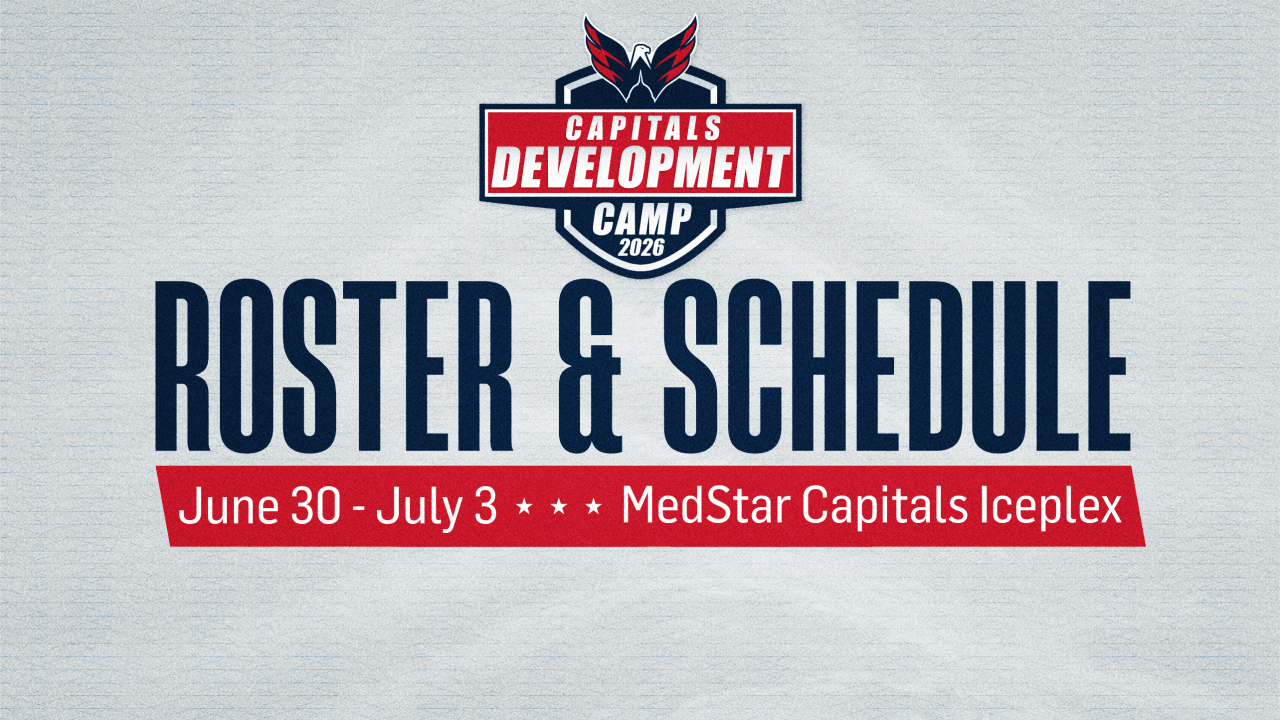 2026 Washington Capitals Development Camp Roster and Schedule
