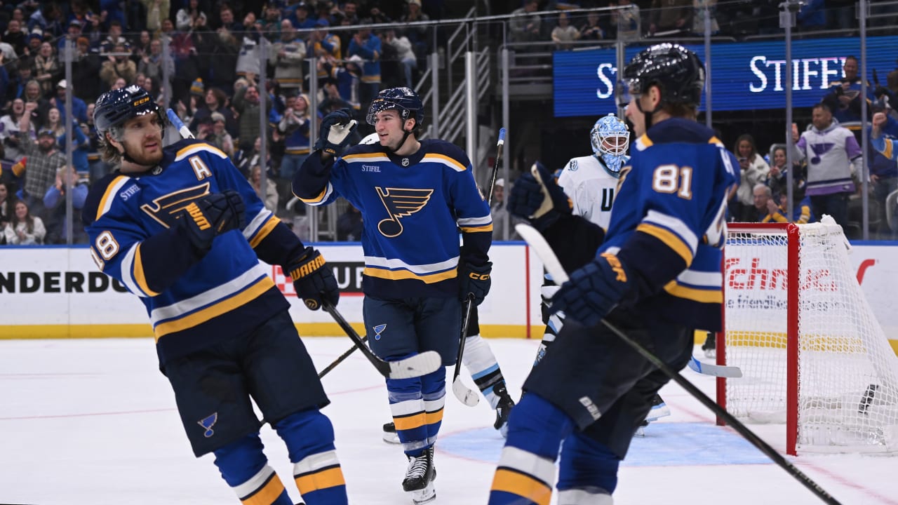 Holloway's lone goal lifts Blues past Mammoth | St. Louis Blues