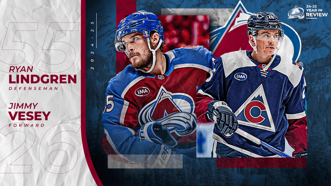 A Boost on the Blueline and Depth Up Front: Ryan Lindgren and Jimmy Vesey | Colorado Avalanche