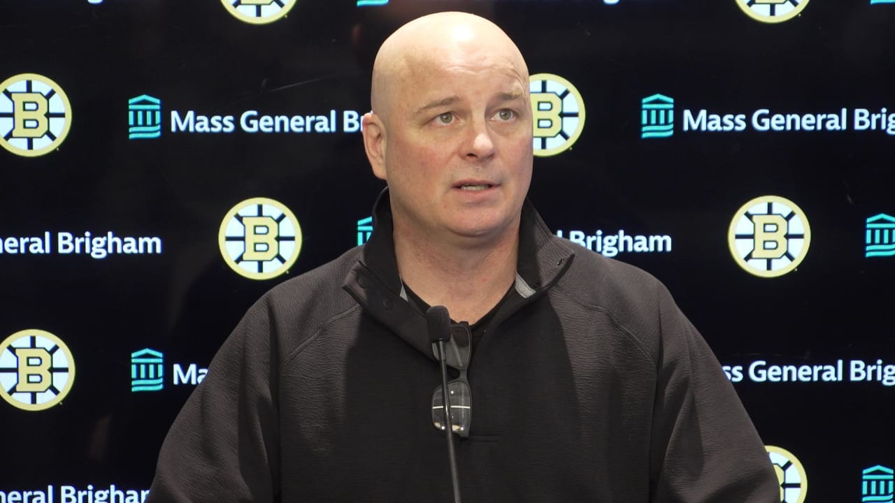 Press Room: Jim Montgomery | Boston Bruins