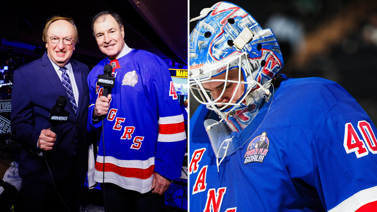Rangers wear special warmup jerseys in honor of broadcaster Sam Rosen’s final game | NHL.com