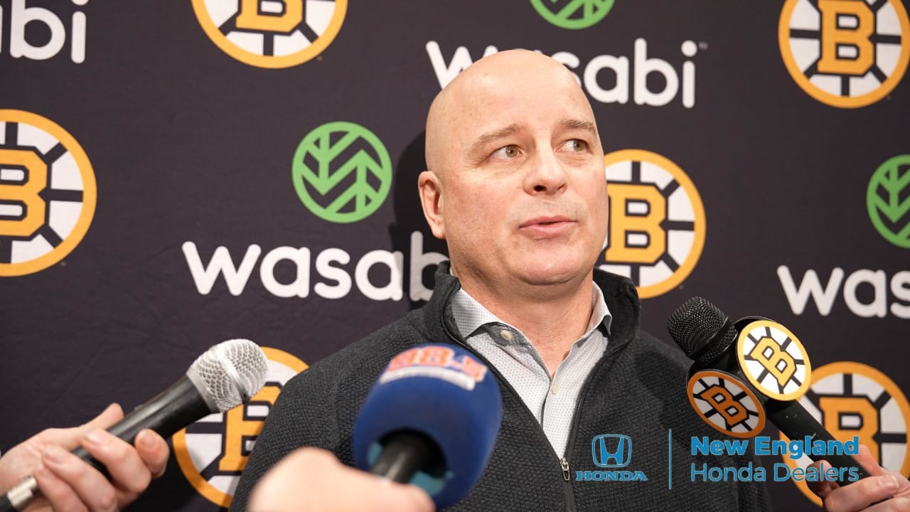 Press Room: Jim Montgomery | Boston Bruins