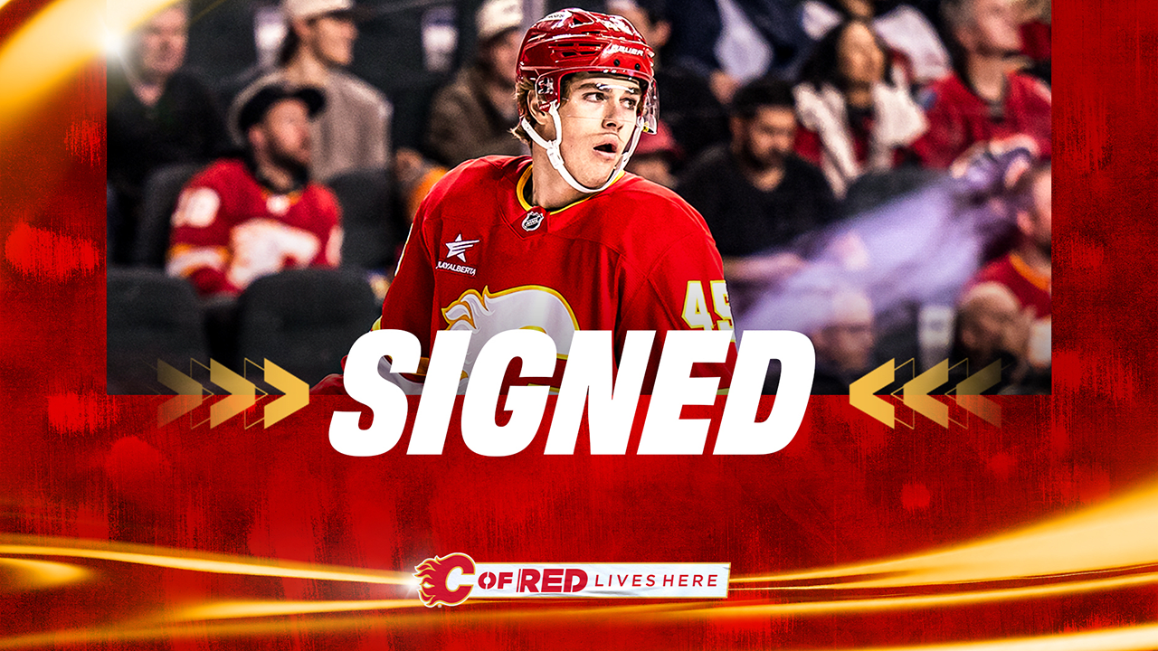 Flames Re-Sign Sam Morton | Calgary Flames