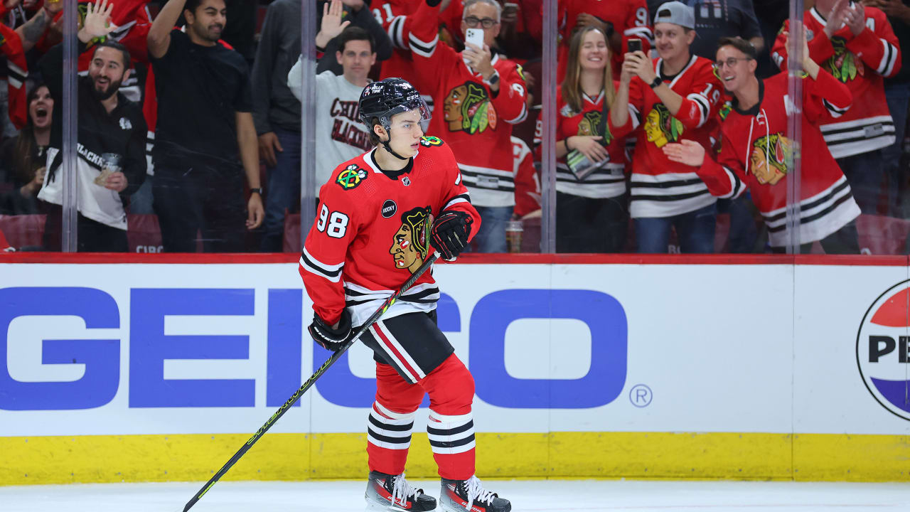 Connor Bedard, Taylor Hall building chemistry on Blackhawks' first line -  Chicago Sun-Times