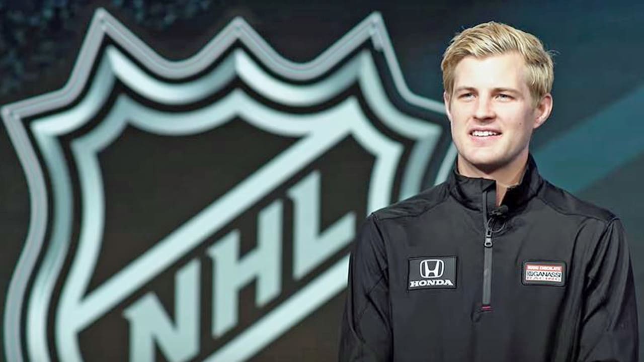 IndyCarföraren Ericsson berättar om hockeyintresset