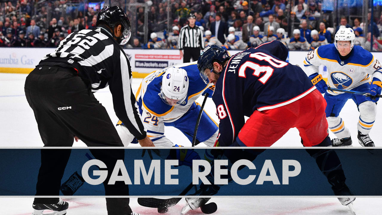 Sabres Edge Blue Jackets In Nationwide | Columbus Blue Jackets