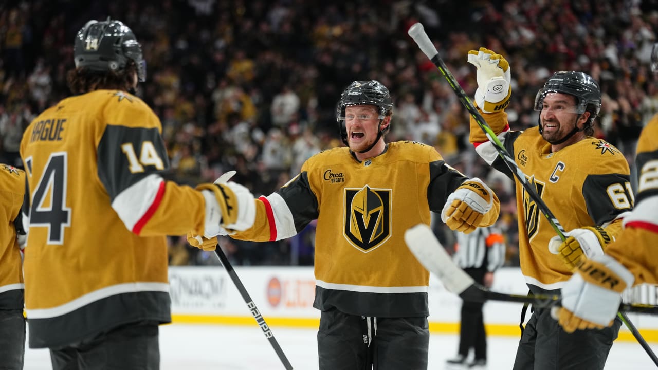 Six Different Golden Knights Score as Vegas Downs Seattle, 6-2 | Vegas Golden Knights