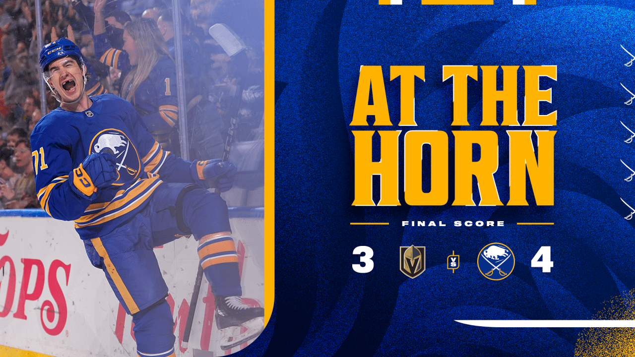 At the Horn | Sabres 4 - Golden Knights 3 (SO) | Buffalo Sabres