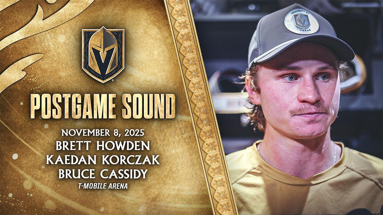 🎥 POSTGAME SOUND: Howden, Korczak & Cassidy | Vegas Golden Knights