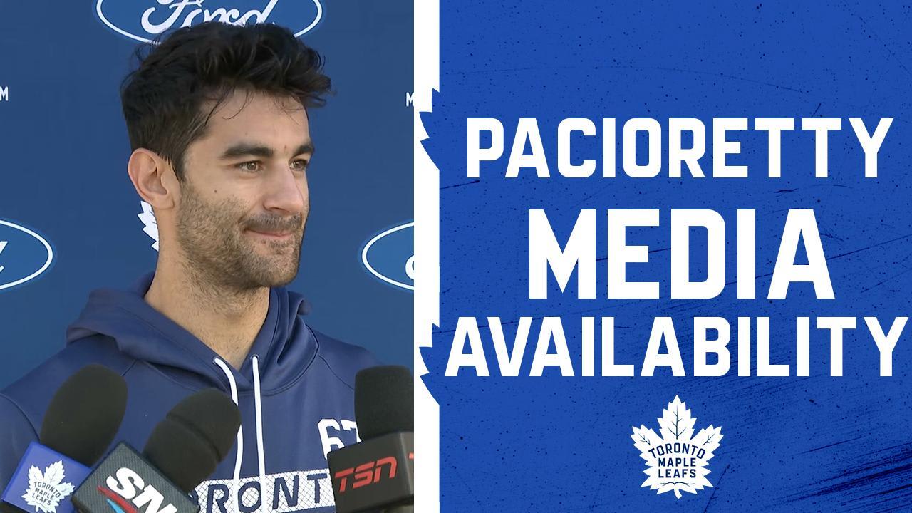 Max Pacioretty Talks Pre-Game as Toronto Maple Leafs Face Ottawa Senators in Pre-Season Clash