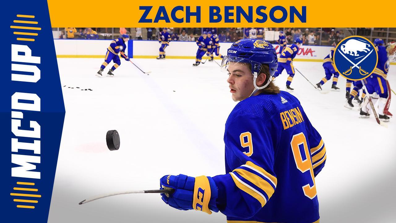 Mic'd Up: Zach Benson | Buffalo Sabres