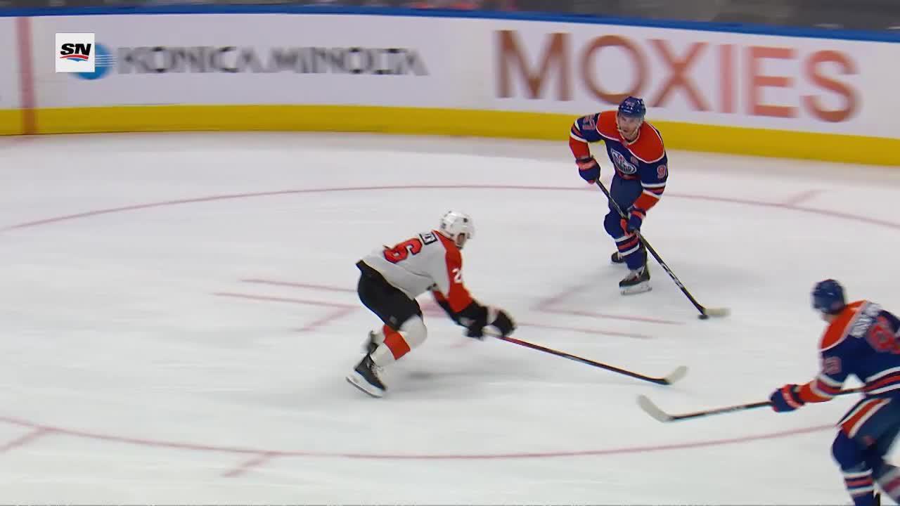 PHI@EDM: Nugent-Hopkins Scores Goal Against Carter Hart | NHL.com