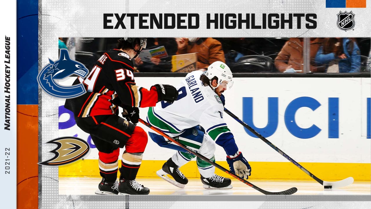 VAN ANA Vancouver Canucks