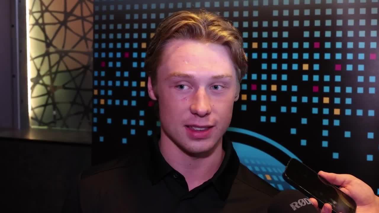 Berkly Catton on Draft Media Day | New Jersey Devils