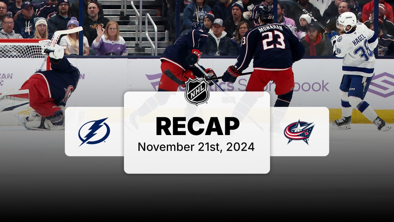 TBL at CBJ | Recap | NHL.com