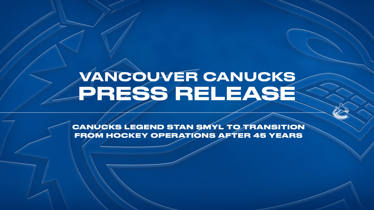 Canucks executive Stan Smyl transitioning out of day-to-day duties