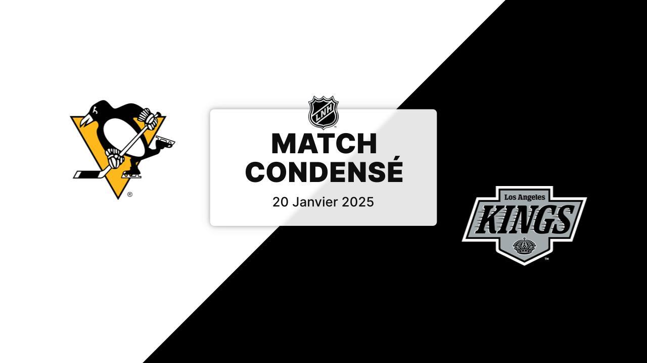 Match condensé Penguins Kings 20/01/2025