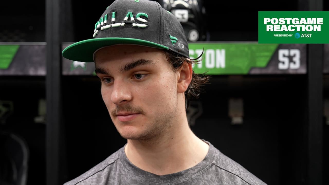 NYI@DAL Postgame: Wyatt Johnston | Dallas Stars