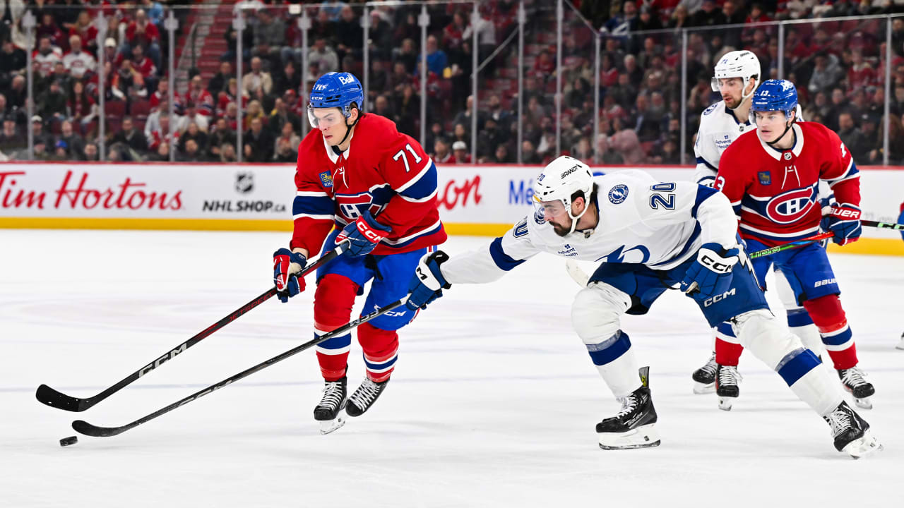 Evans’ late goal helps Canadiens rally past Lightning | NHL.com