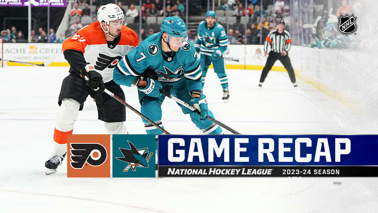 Sharks defeat Flyers for 1st win of season, end 11-game skid