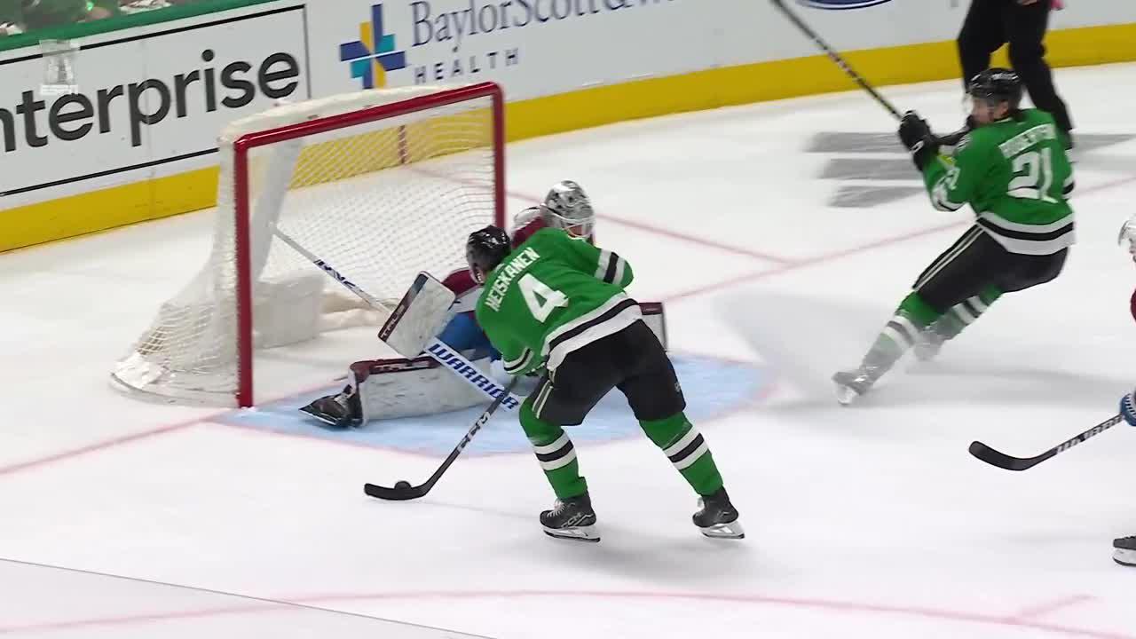 COL@DAL: Heiskanen scores goal against Alexandar Georgiev | Dallas Stars