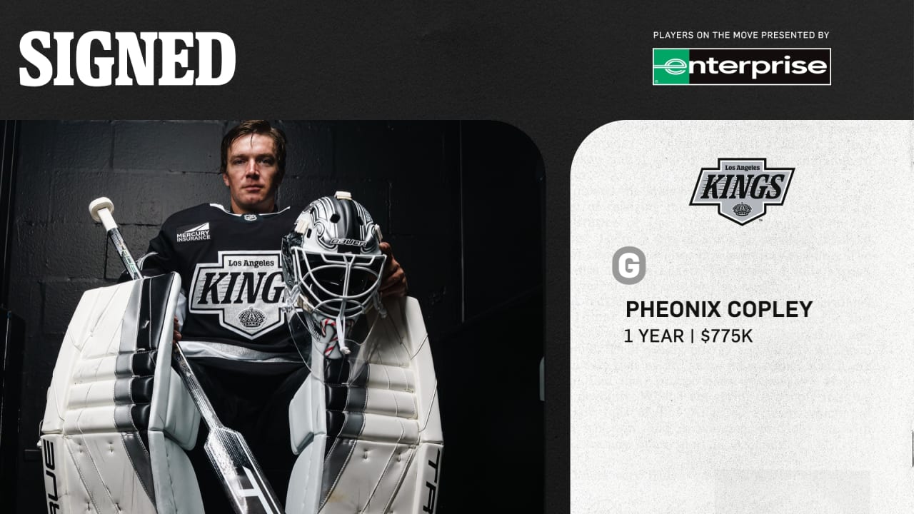 LA Kings Sign Goaltender Pheonix Copley To a One-Year Contract | Los Angeles Kings