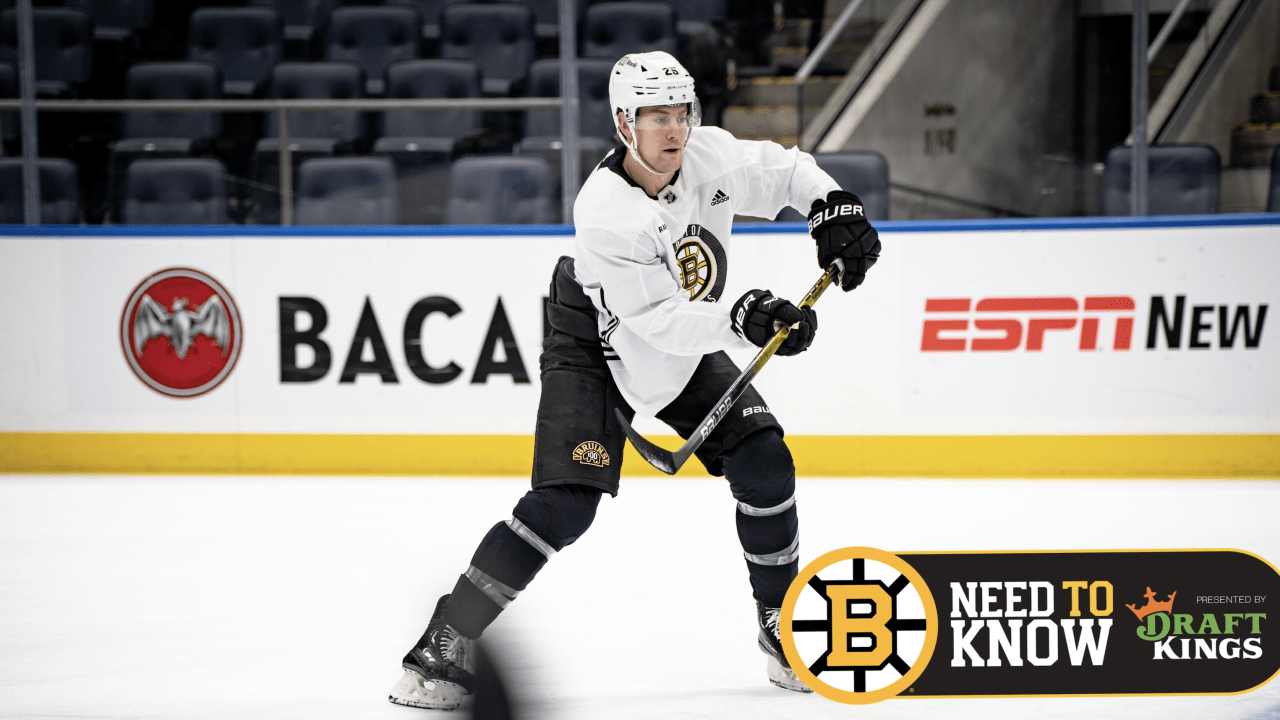 Need To Know: Bruins Vs. Islanders | Boston Bruins