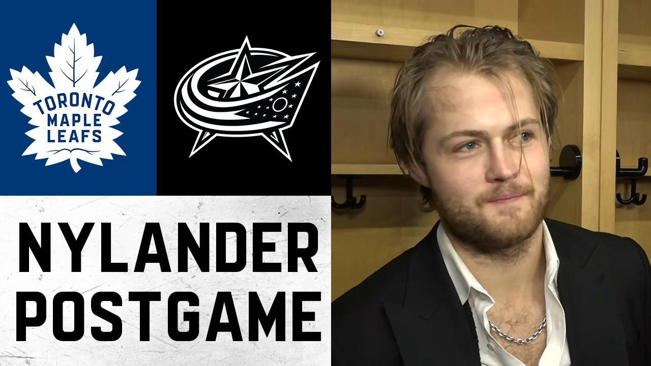 William Nylander Post Game Toronto Maple Leafs