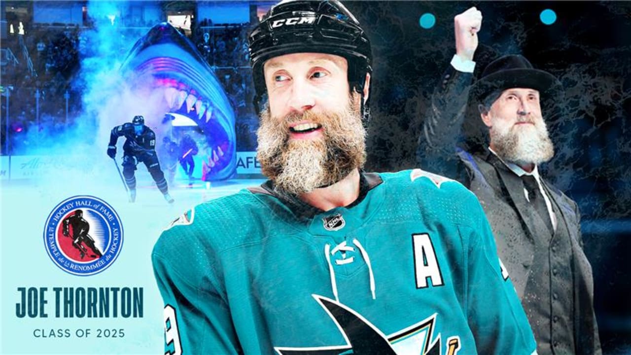 Sharks Legend Joe Thornton Selected to Hockey Hall of Fame | San Jose Sharks
