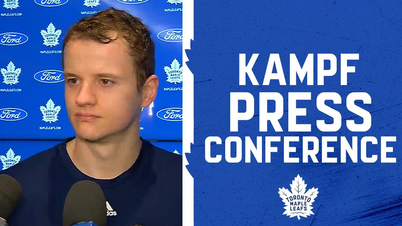 David Kampf | Practice | Toronto Maple Leafs