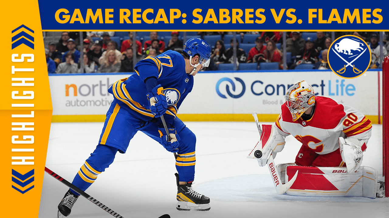 Tage Thompson Game Preview: Sabres vs. Flames