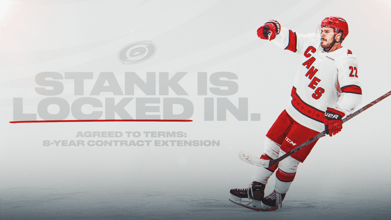 Canes Agree To Terms With Stankoven On Eight-Year Contract Extension | Carolina Hurricanes