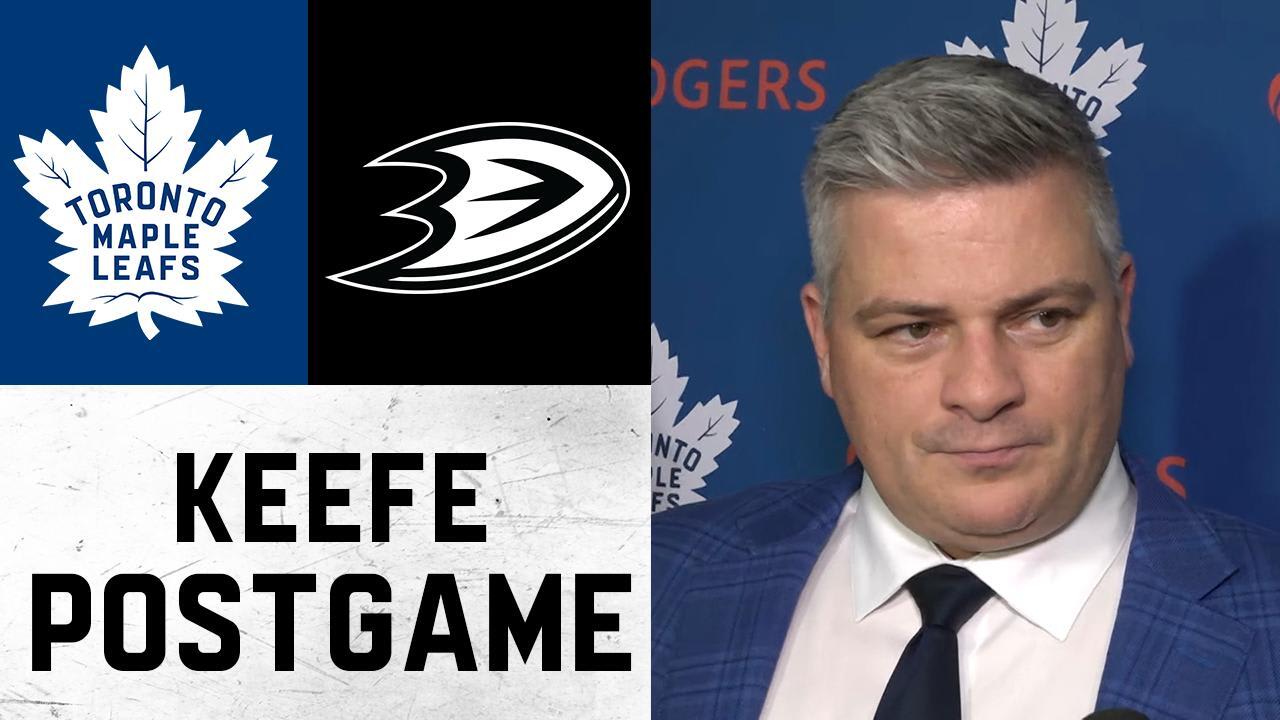 Sheldon Keefe | Post Game | Toronto Maple Leafs