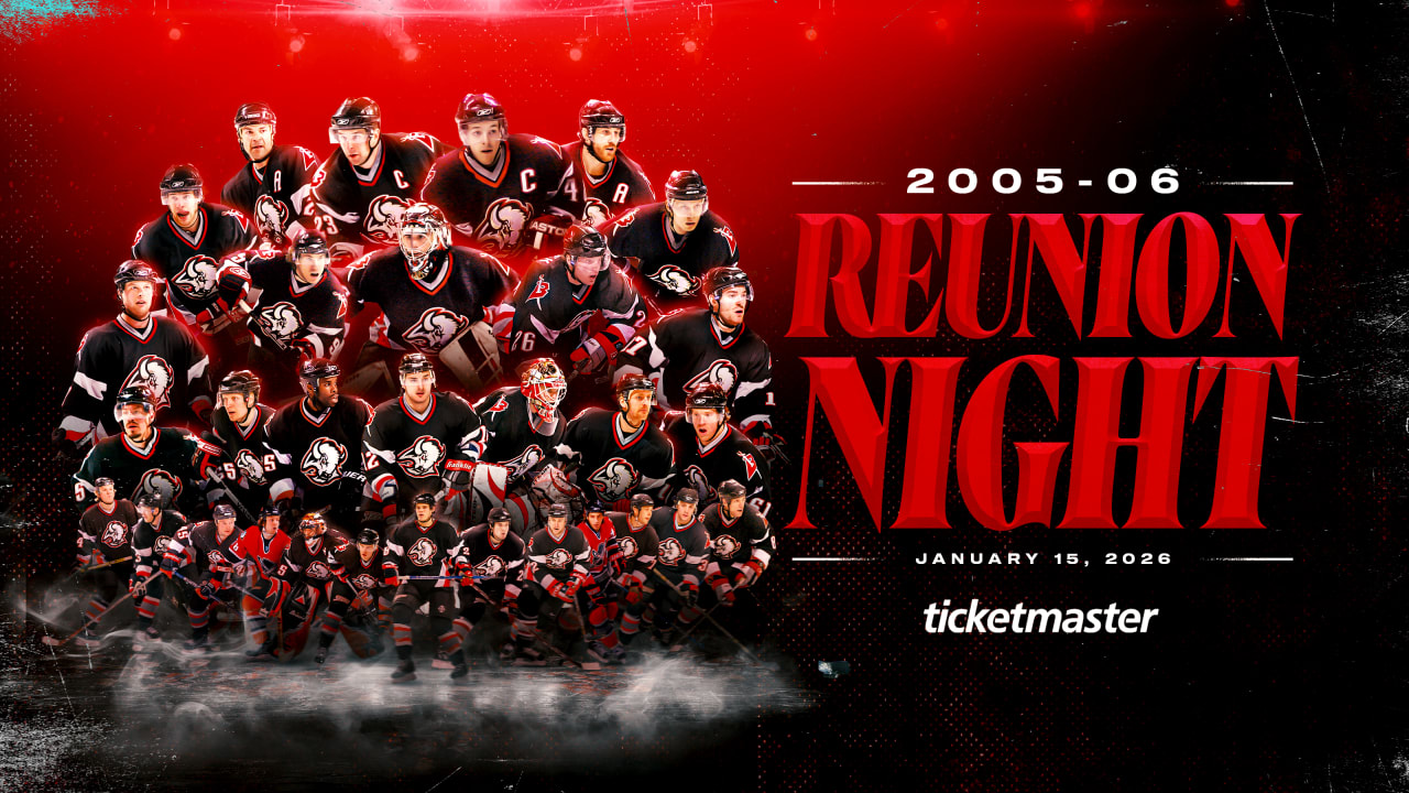 Sabres to host 2005-06 Reunion Night presented by Ticketmaster on Thursday, Jan. 15 | Buffalo Sabres