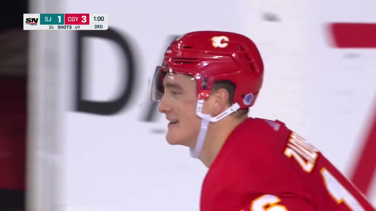 Nikita Zadorov's hat trick gives Flames win in finale