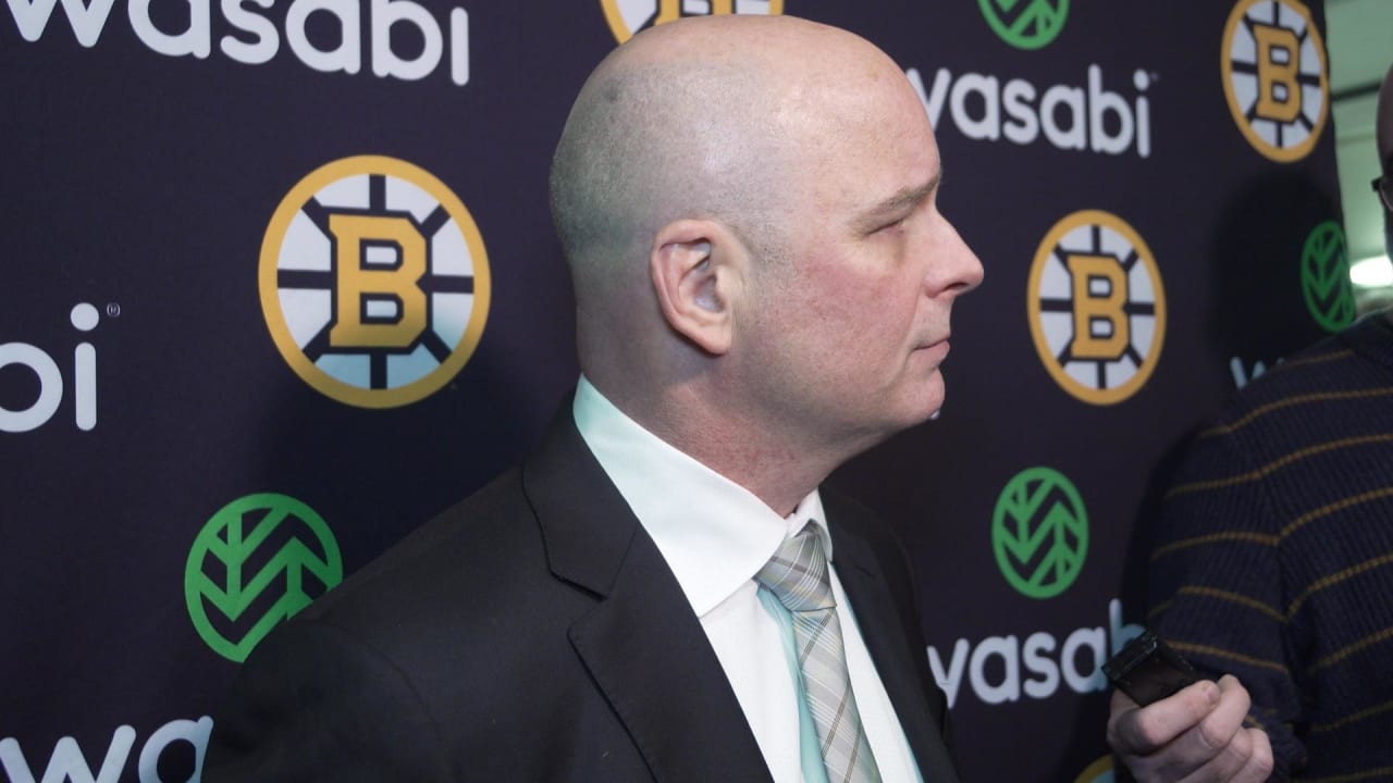 Press Room: Jim Montgomery | Boston Bruins