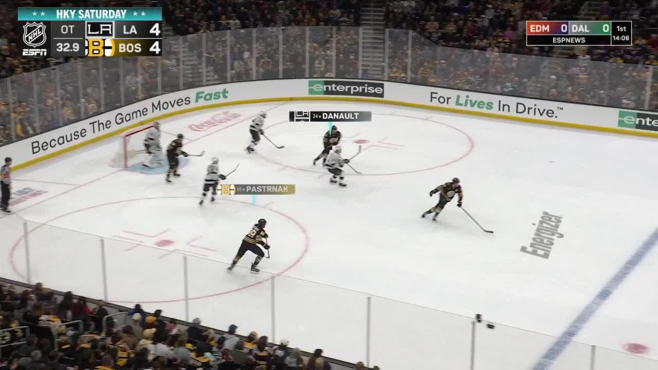 Brandt Clarke with a Spectacular Goal from Boston Bruins vs. Los Angeles Kings | NHL.com