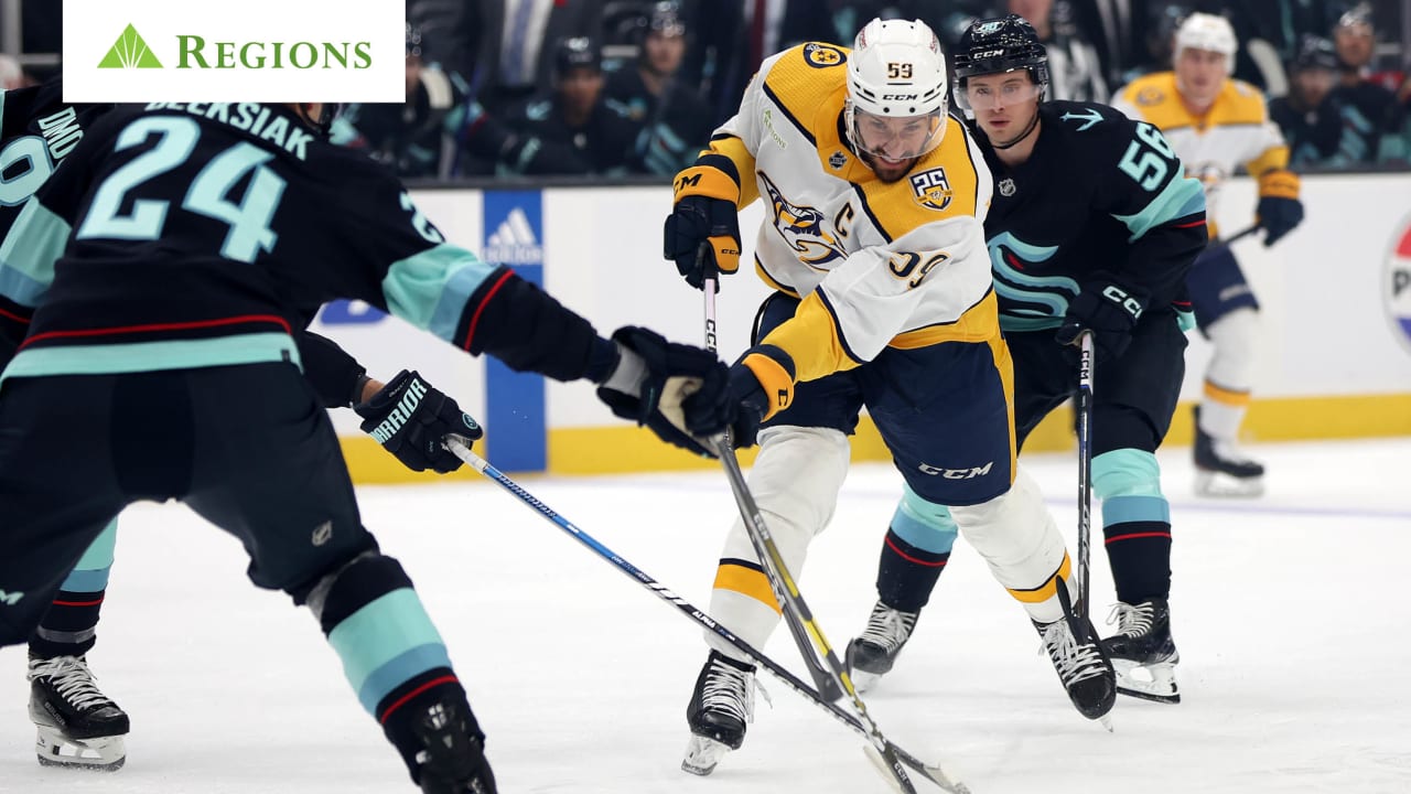 Preds Score Twice on the Power Play in 42 Loss to Kraken Nashville