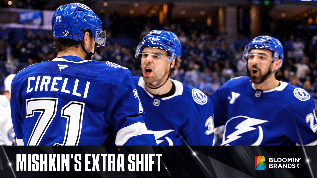 Mishkin's Extra Shift Lightning 4, Canucks 1 Tampa Bay Lightning